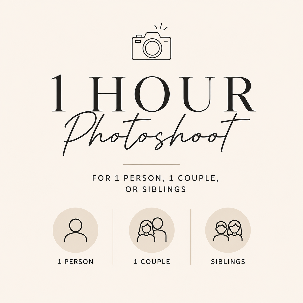 1-Hour Signature Photoshoot
